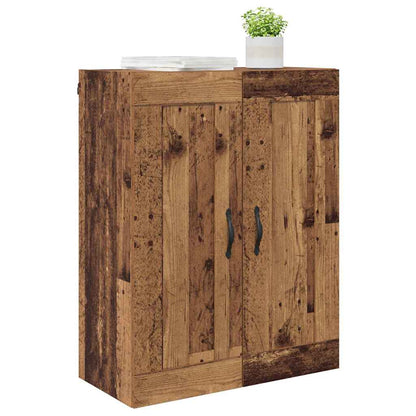 Wall Mounted Cabinet Old Wood 69.5 x 34 x 90 cm Engineered Wood