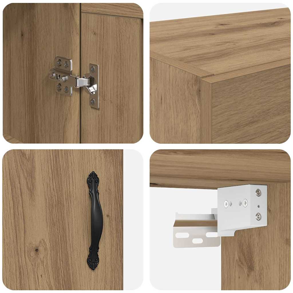 Wall Mounted Cabinet Artisan Oak 69.5 x 34 x 90 cm