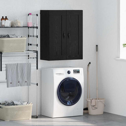 Wall Mounted Cabinet Black Oak 69.5 x 34 x 90 cm