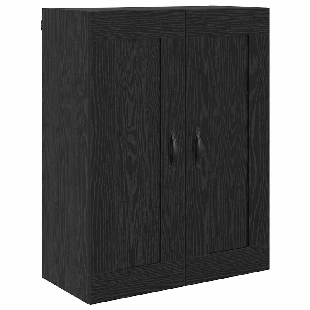 Wall Mounted Cabinet Black Oak 69.5 x 34 x 90 cm