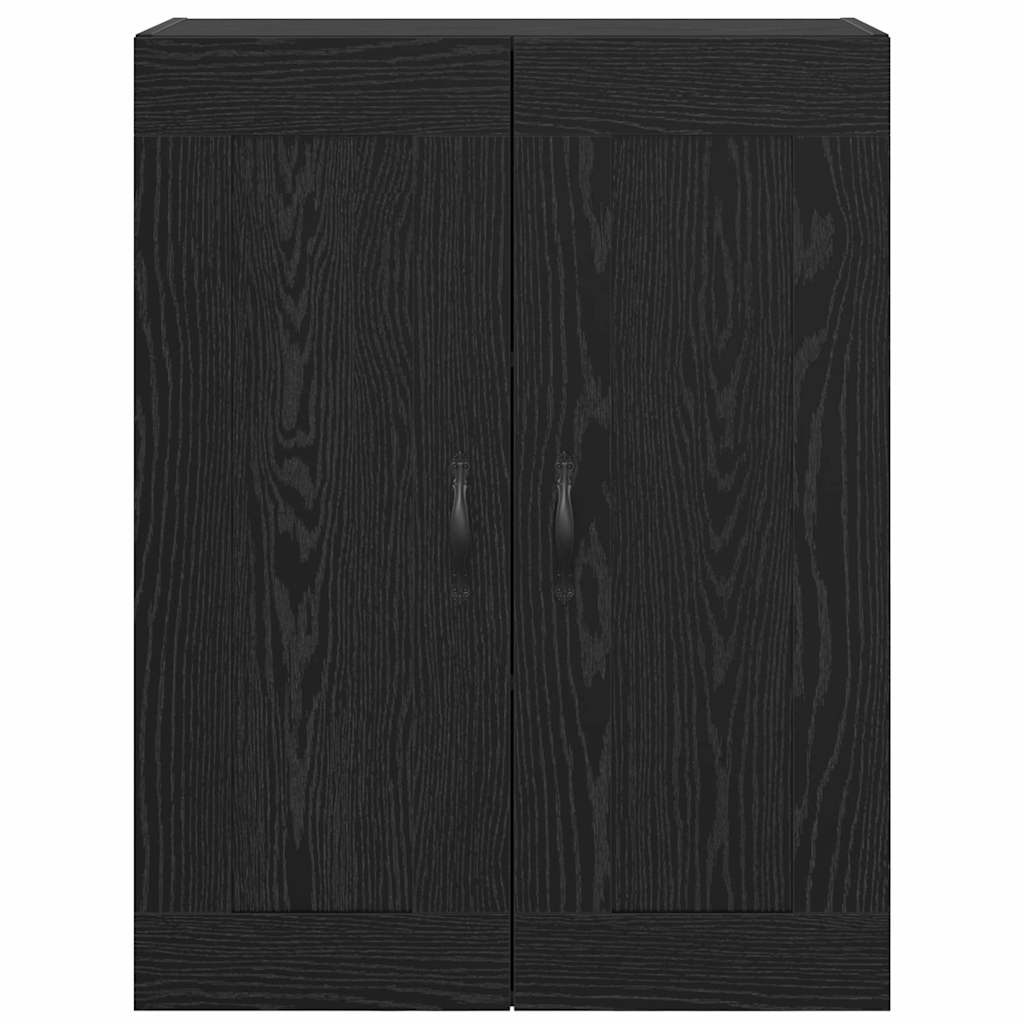 Wall Mounted Cabinet Black Oak 69.5 x 34 x 90 cm