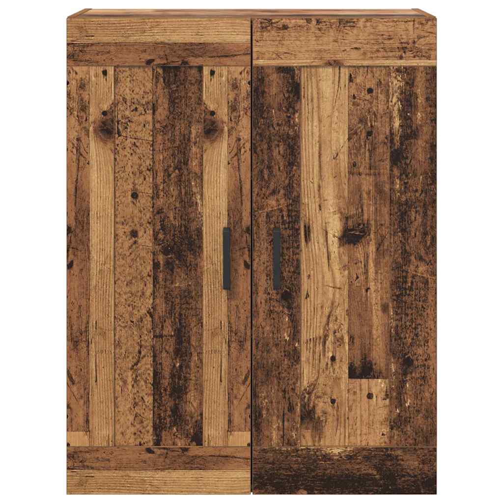 Wall Mounted Cabinet Old Wood 69.5 x 34 x 90 cm Engineered Wood