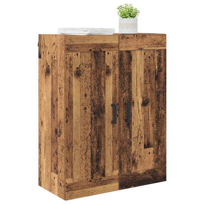 Wall Mounted Cabinet Old Wood 69.5 x 34 x 90 cm Engineered Wood