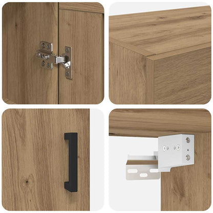 Wall Mounted Cabinet Artisan Oak 69.5 x 34 x 90 cm