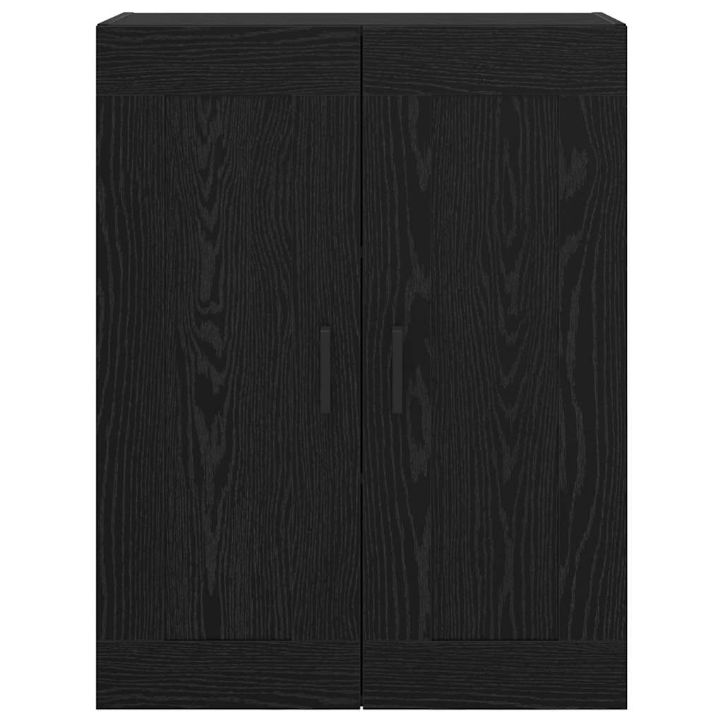 Wall Mounted Cabinet Black Oak 69.5 x 34 x 90 cm