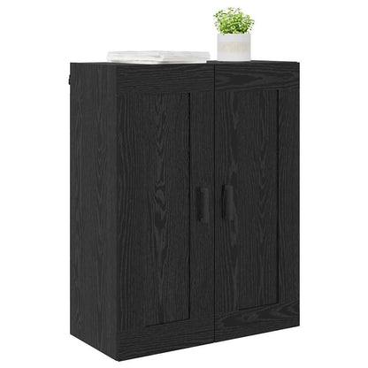 Wall Mounted Cabinet Black Oak 69.5 x 34 x 90 cm