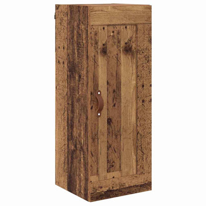 Wall Mounted Cabinet Old Wood 34.5 x 34 x 90 cm Engineered Wood