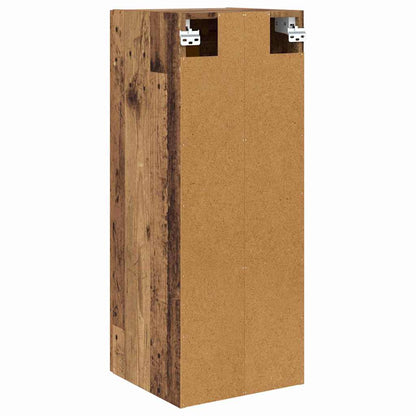 Wall Mounted Cabinet Old Wood 34.5 x 34 x 90 cm Engineered Wood