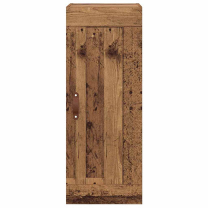 Wall Mounted Cabinet Old Wood 34.5 x 34 x 90 cm Engineered Wood