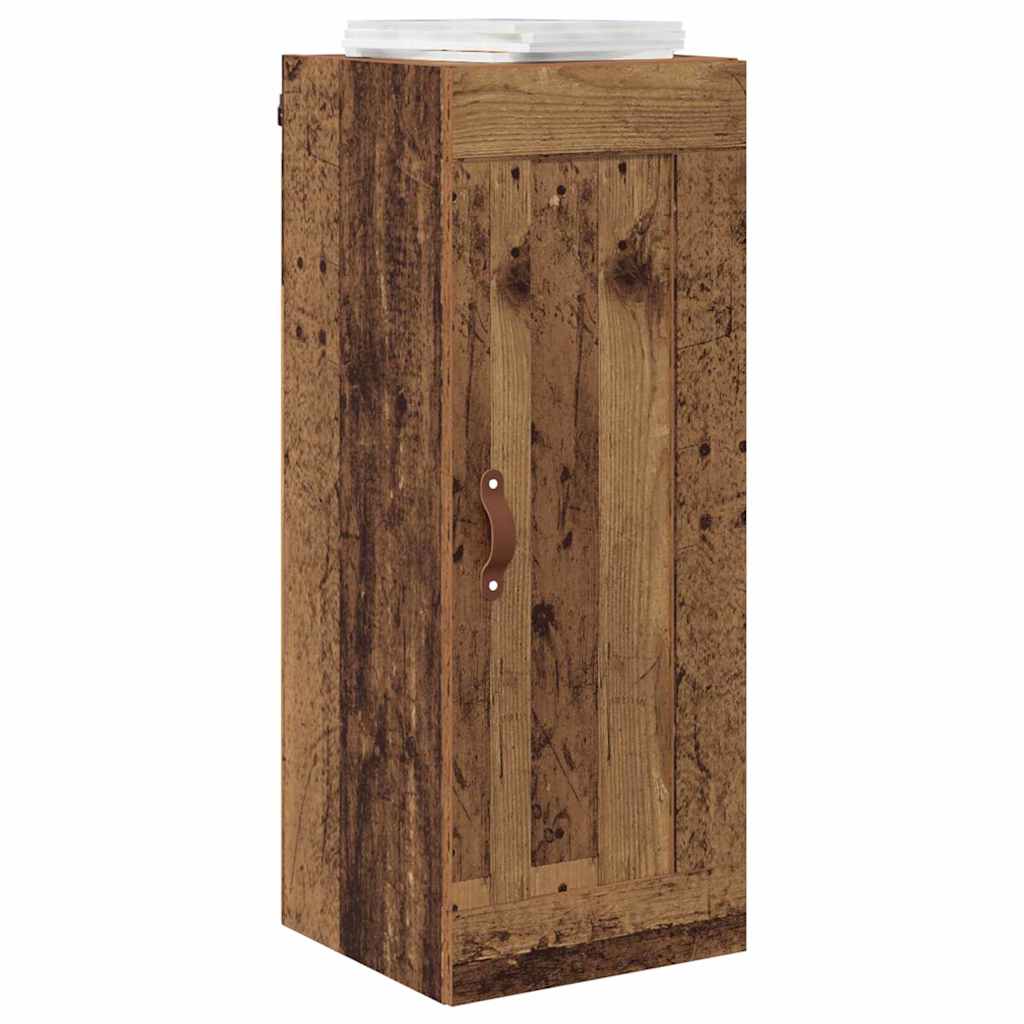Wall Mounted Cabinet Old Wood 34.5 x 34 x 90 cm Engineered Wood
