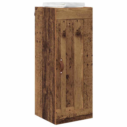 Wall Mounted Cabinet Old Wood 34.5 x 34 x 90 cm Engineered Wood