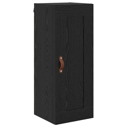 Wall Mounted Cabinet Black Oak 34.5 x 34 x 90 cm