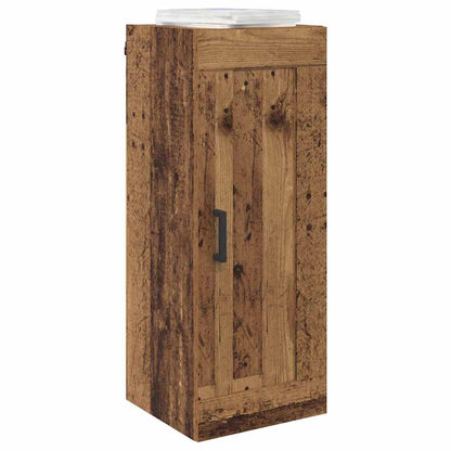 Wall Mounted Cabinet Old Wood 34.5 x 34 x 90 cm Engineered Wood