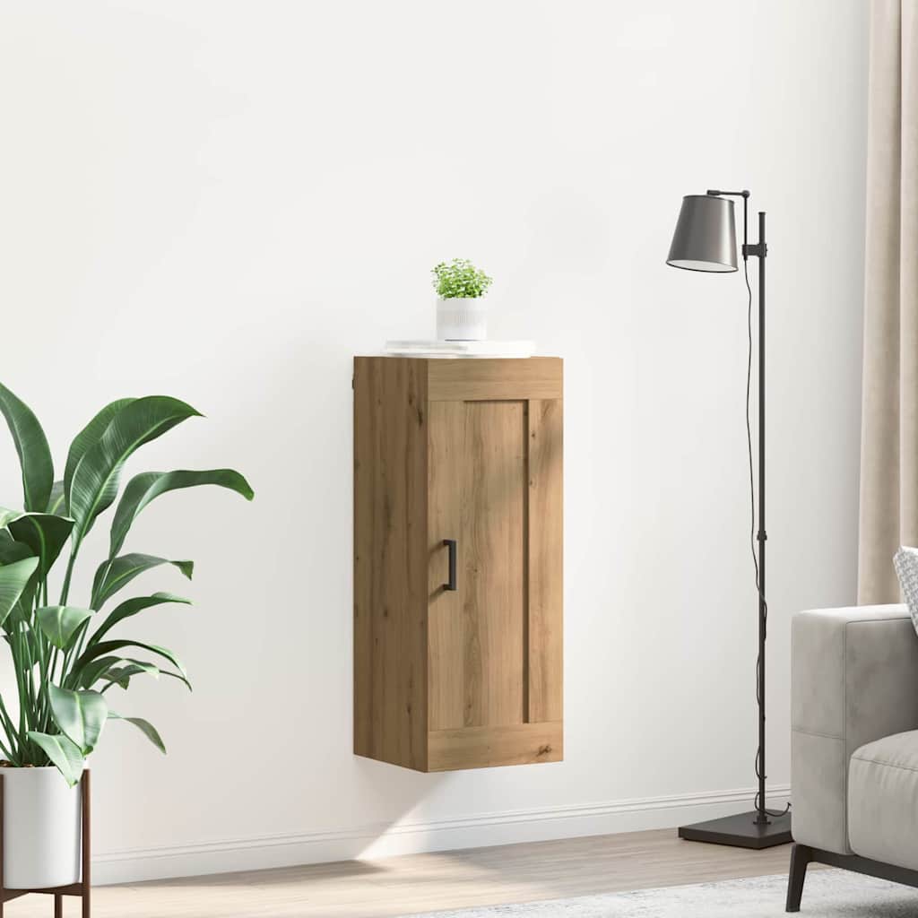 Wall Mounted Cabinet Artisan Oak 34.5 x 34 x 90 cm
