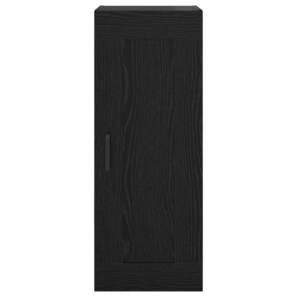 Wall Mounted Cabinet Black Oak 34.5 x 34 x 90 cm