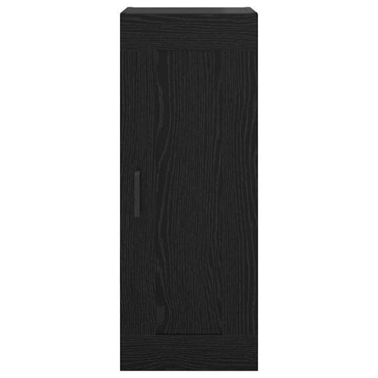 Wall Mounted Cabinet Black Oak 34.5 x 34 x 90 cm