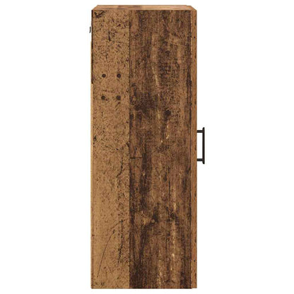 Wall Mounted Cabinet Old Wood 34.5 x 34 x 90 cm Engineered Wood
