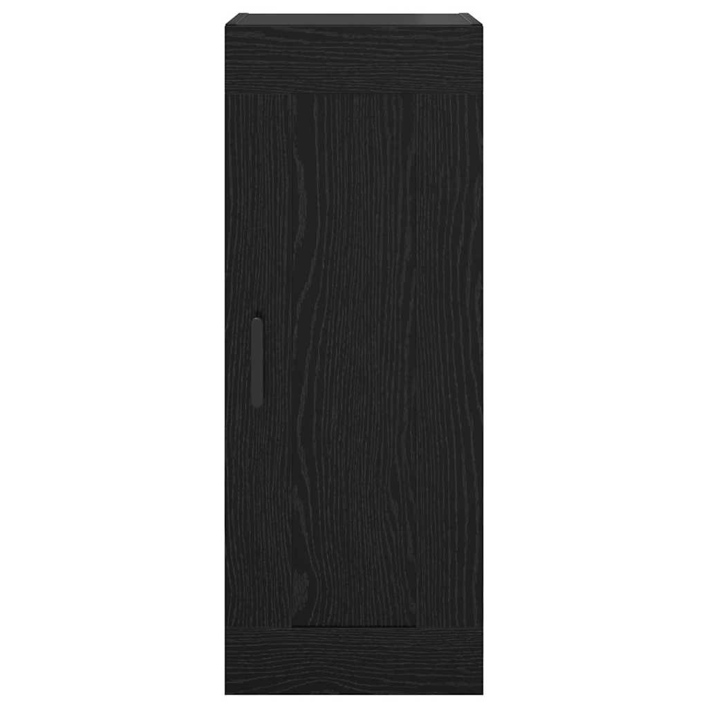 Wall Mounted Cabinet Black Oak 34.5 x 34 x 90 cm
