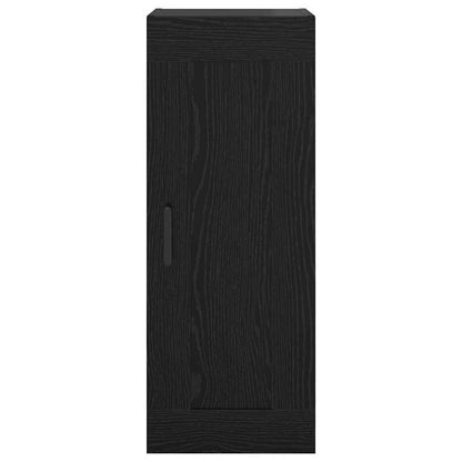 Wall Mounted Cabinet Black Oak 34.5 x 34 x 90 cm