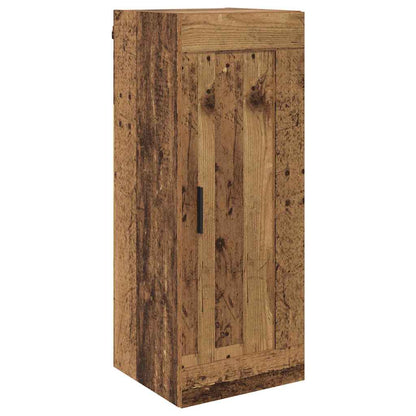 Wall Mounted Cabinet Old Wood 34.5 x 34 x 90 cm Engineered Wood