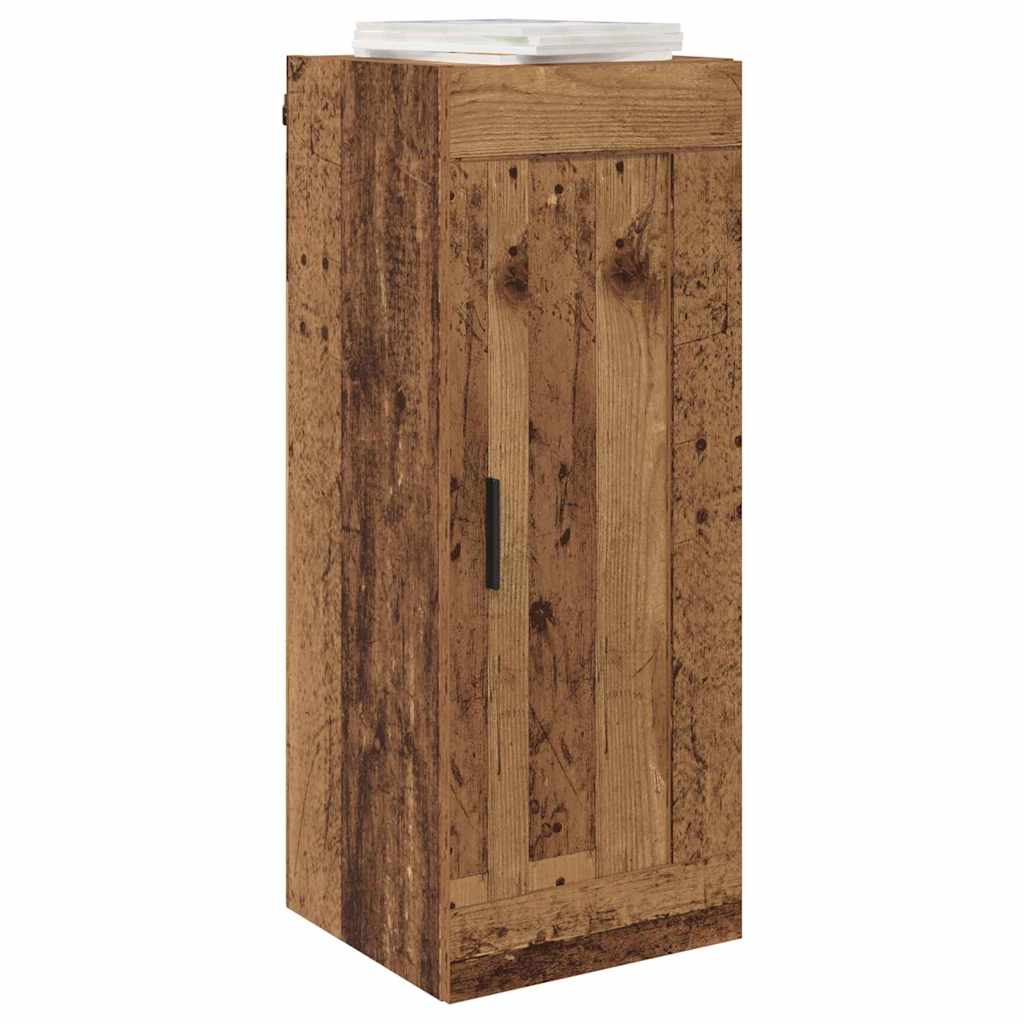 Wall Mounted Cabinet Old Wood 34.5 x 34 x 90 cm Engineered Wood