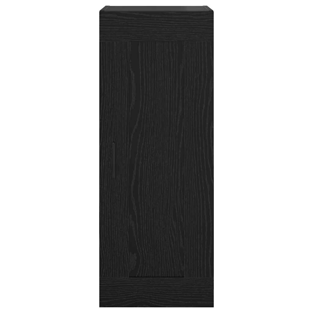 Wall Mounted Cabinet Black Oak 34.5 x 34 x 90 cm