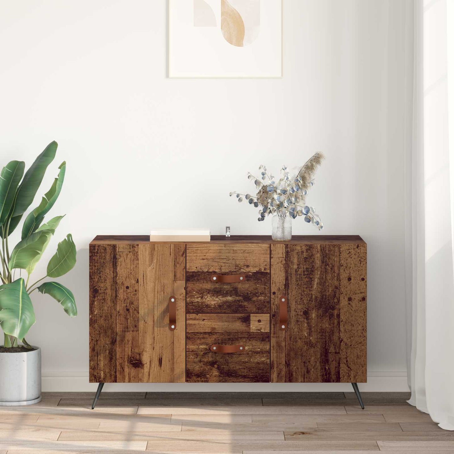 Sideboard Old Wood 100 x 36 x 60 cm Engineered Wood