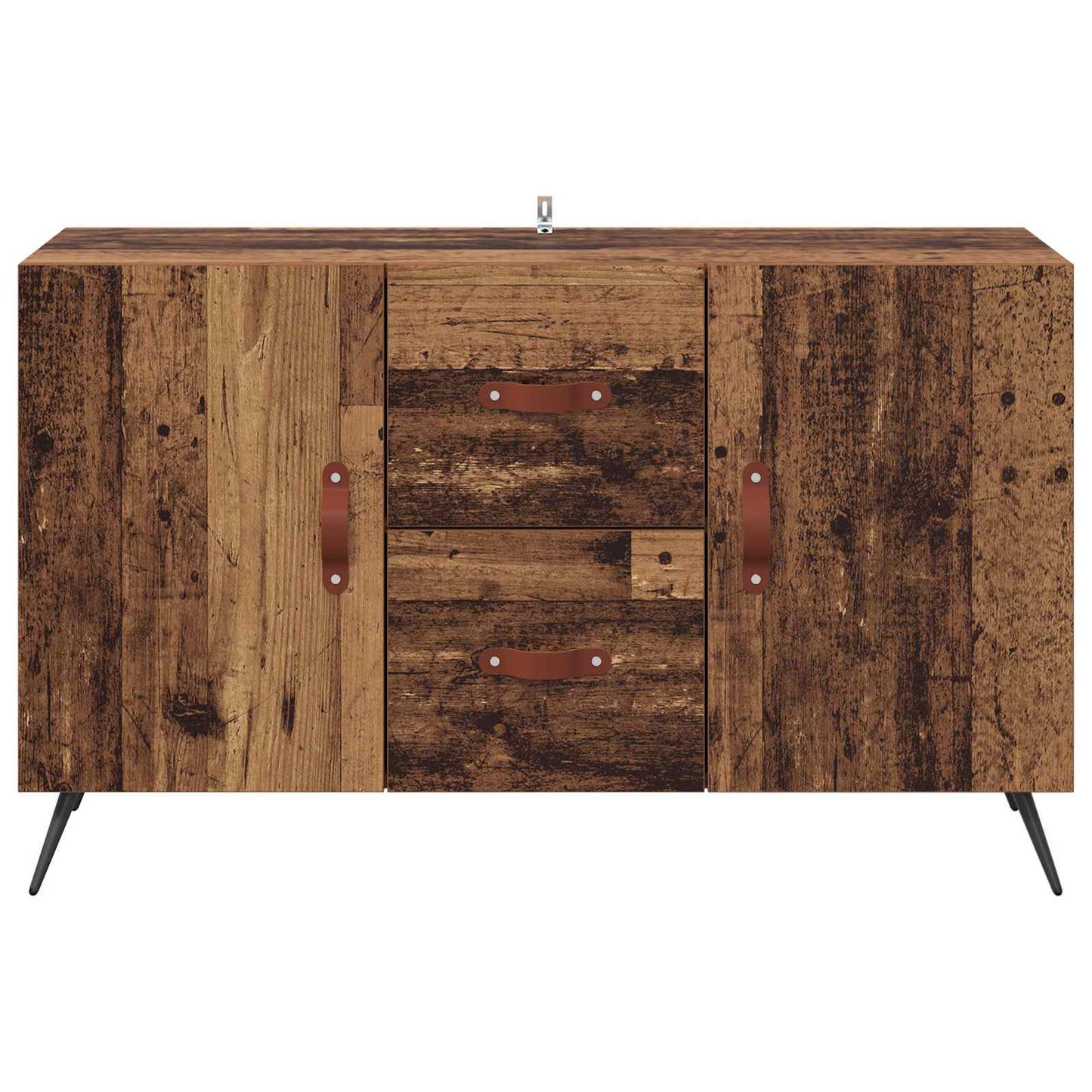 Sideboard with Drawer Old Wood 100 x 36 x 60 cm Engineered Wood