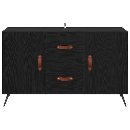 Sideboard Black Oak 100 x 36 x 60 cm Engineered Wood