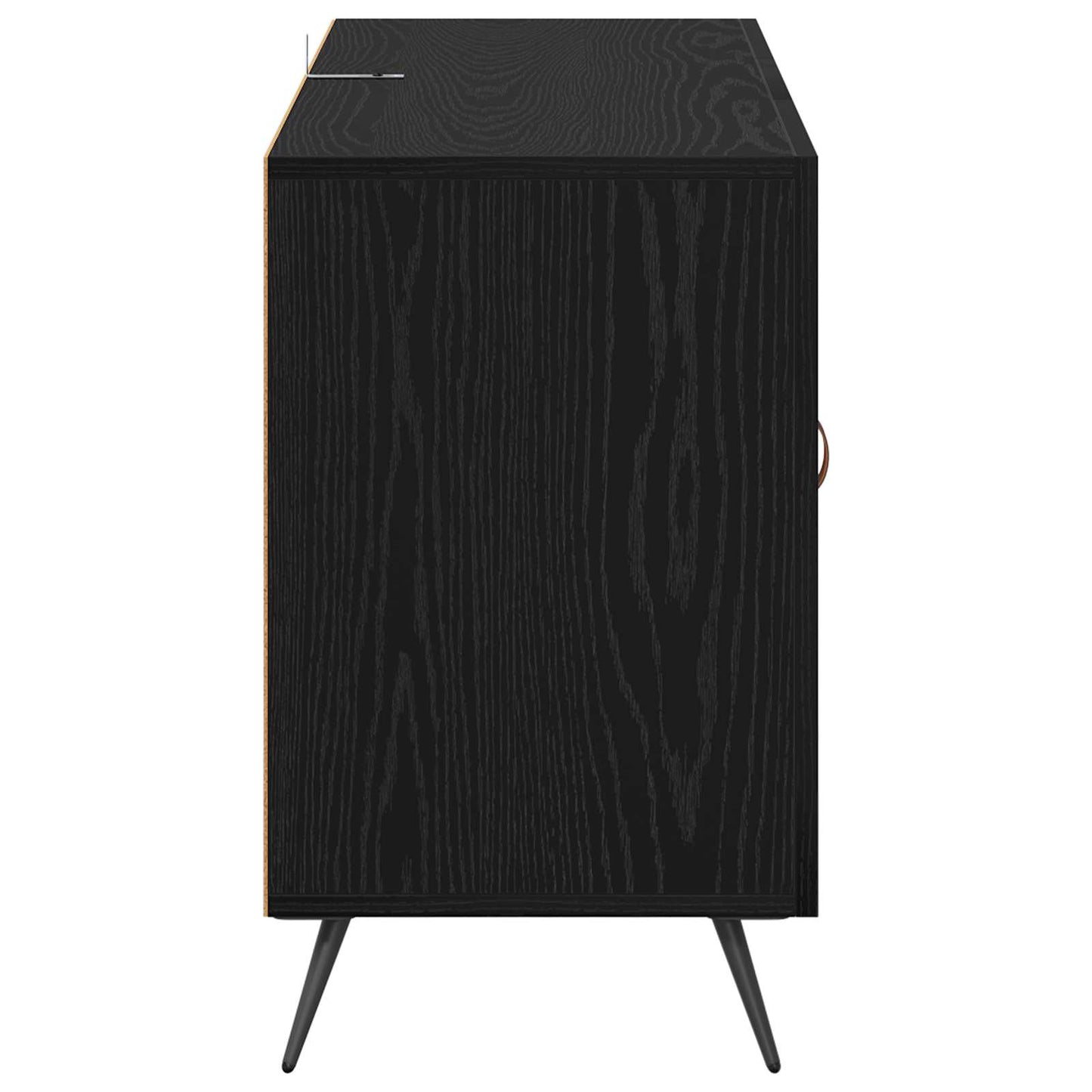 Sideboard Black Oak 100 x 36 x 60 cm Engineered Wood
