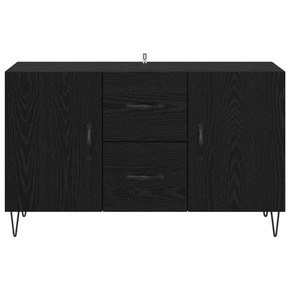 Sideboard Black Oak 100 x 36 x 60 cm Engineered Wood
