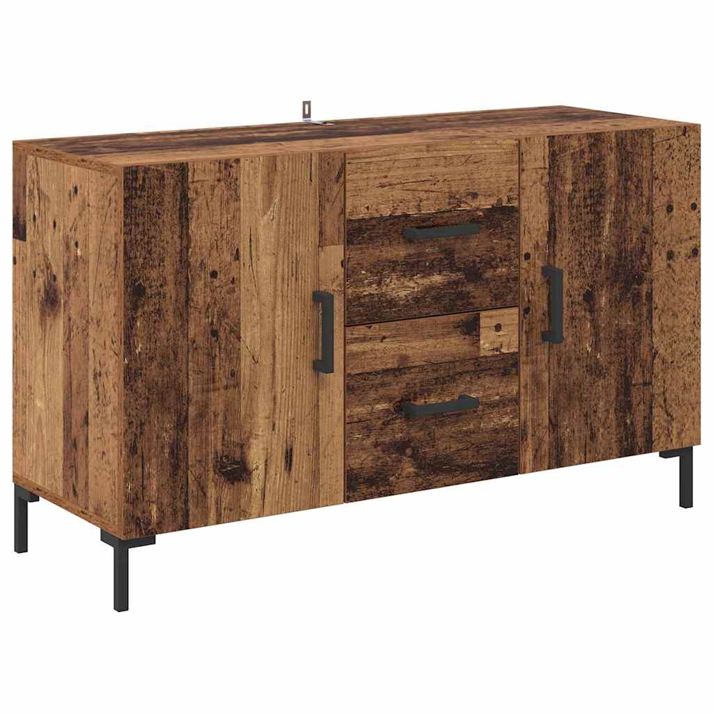 Sideboard with Drawer Old Wood 100 x 36 x 60 cm Engineered Wood
