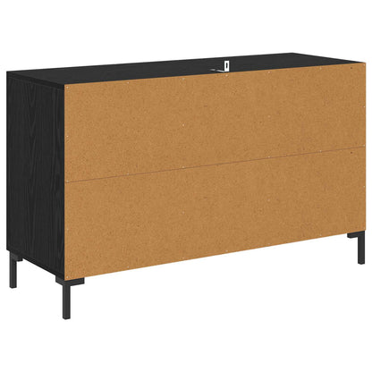 Sideboard Black Oak 100 x 36 x 60 cm Engineered Wood