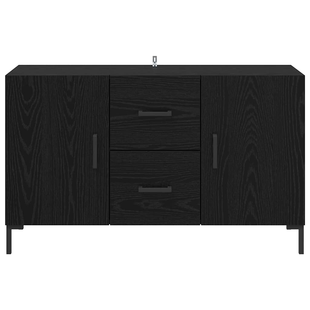 Sideboard Black Oak 100 x 36 x 60 cm Engineered Wood