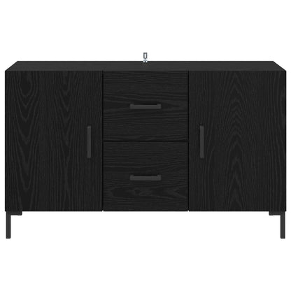 Sideboard Black Oak 100 x 36 x 60 cm Engineered Wood