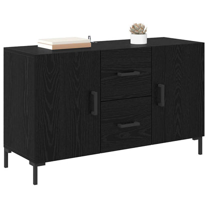 Sideboard Black Oak 100 x 36 x 60 cm Engineered Wood