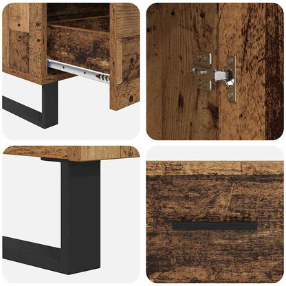 Highboard Old Wood 69.5 x 30 x 115 cm Engineered Wood