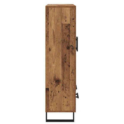 Highboard Old Wood 69.5 x 30 x 115 cm Engineered Wood