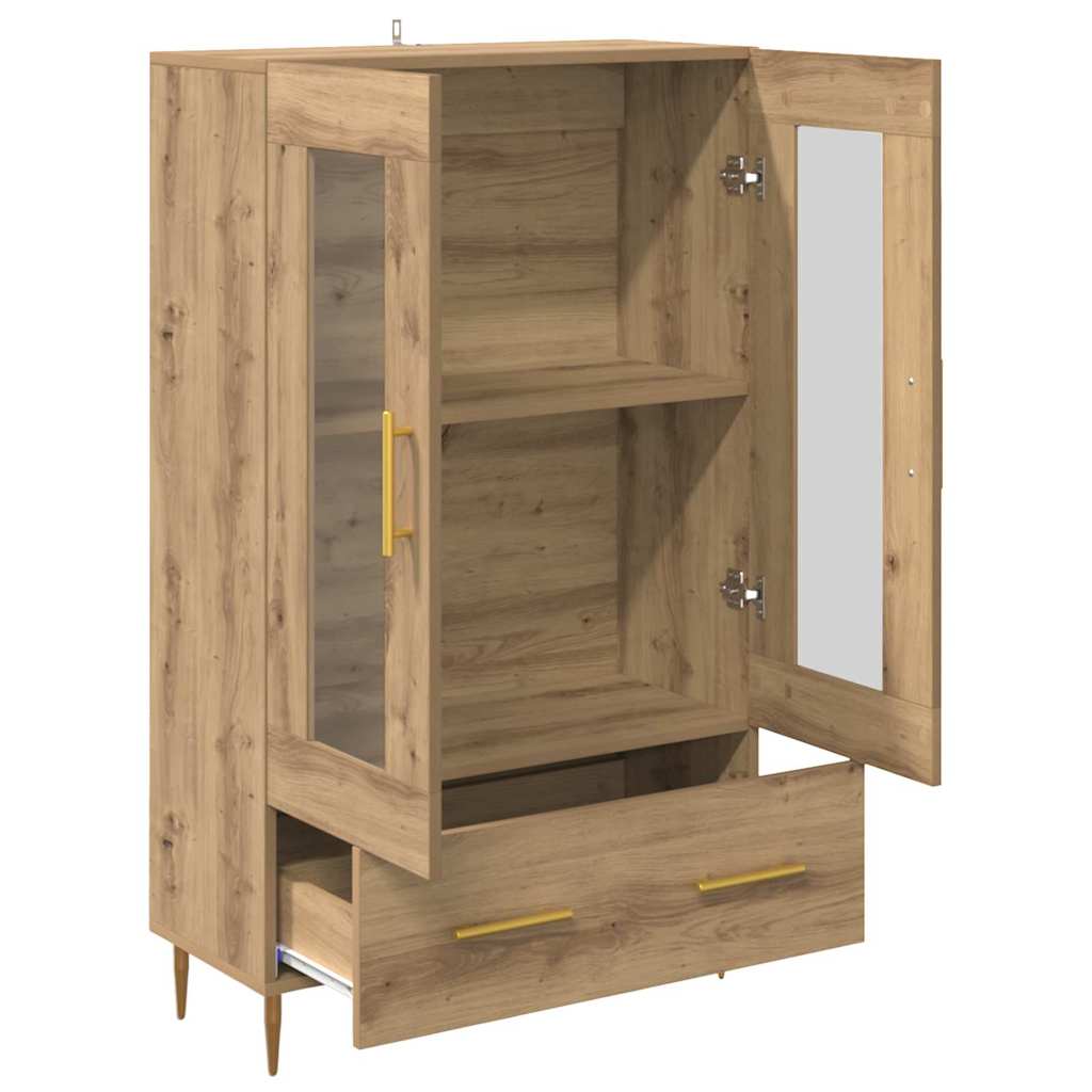 Highboard with Drawer Artisan Oak 69.5 x 31 x 115 cm