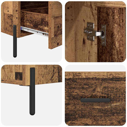 Highboard Corona Old Wood 69.5 x 31 x 115 cm Engineered Wood