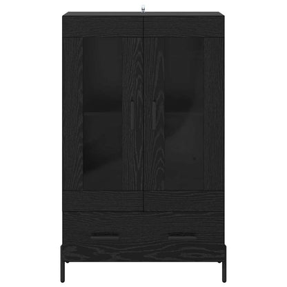 Highboard CORONA Black Oak 69.5 x 31 x 115 cm Engineered Wood