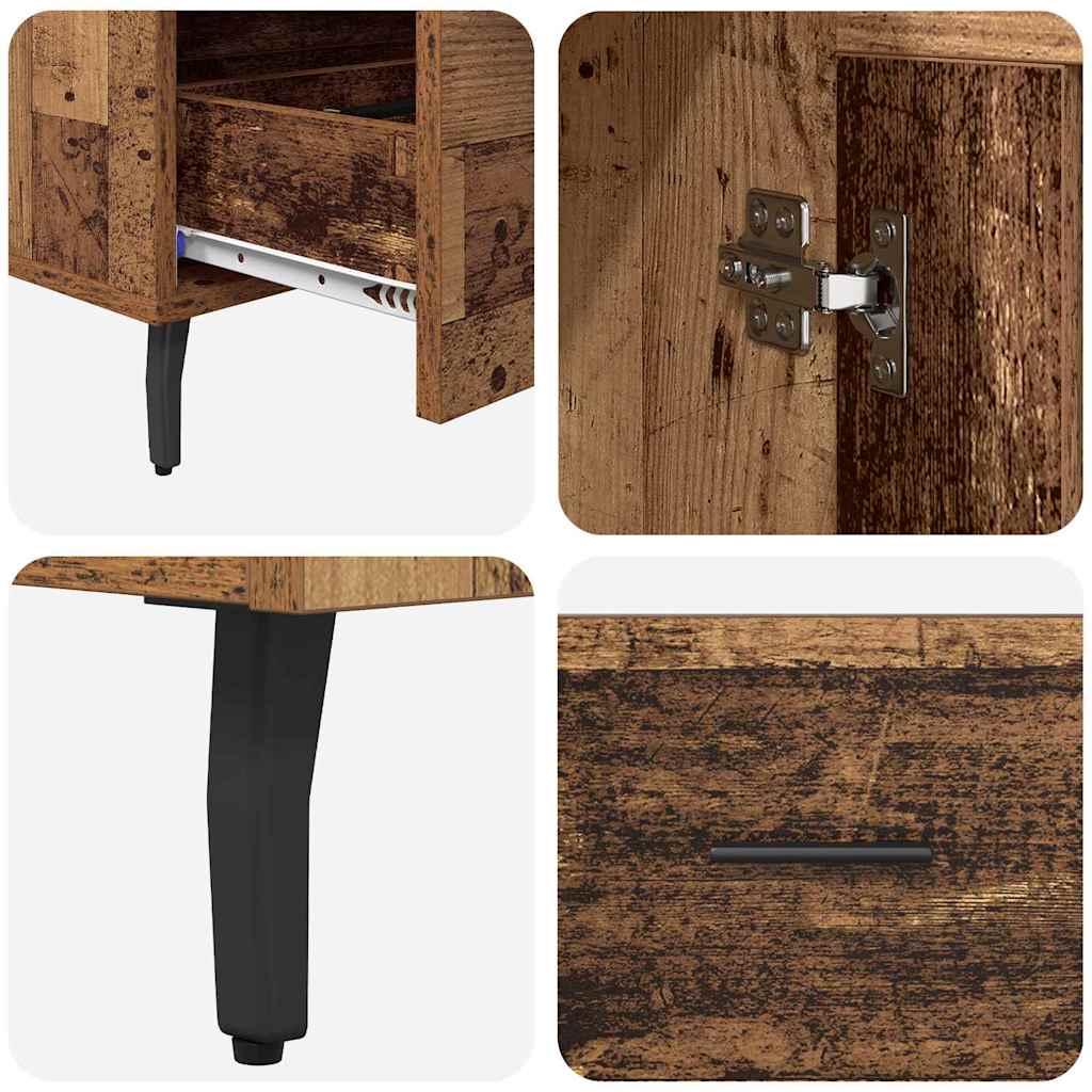 Highboard Old Wood 69.5 x 31 x 115 cm Engineered Wood