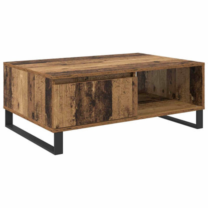 Coffee Table Old Wood 90 x 60 x 35 cm Engineered Wood
