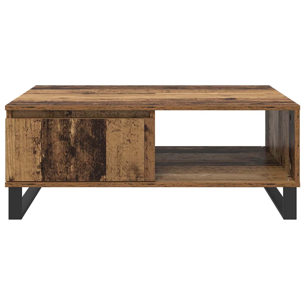 Coffee Table Old Wood 90 x 60 x 35 cm Engineered Wood