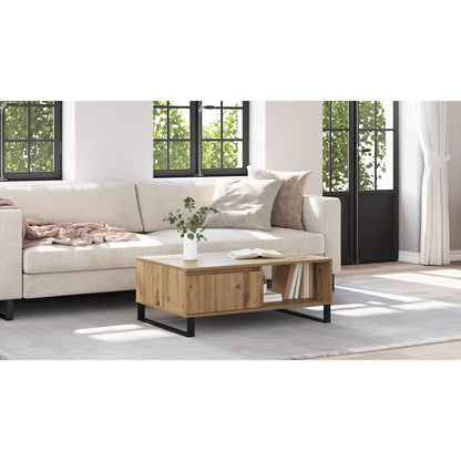 Coffee Table Artisan Oak 90 x 60 x 35 cm Engineered Wood