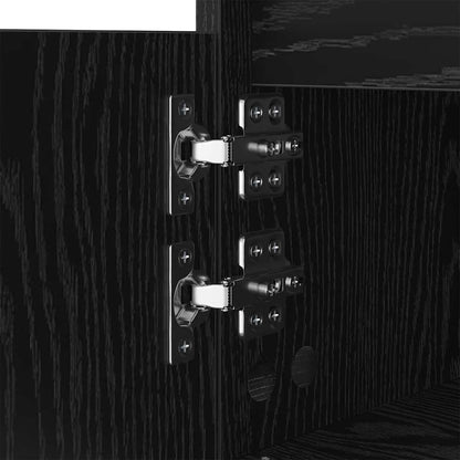 Coffee Table Black Oak 90 x 60 x 35 cm Engineered Wood