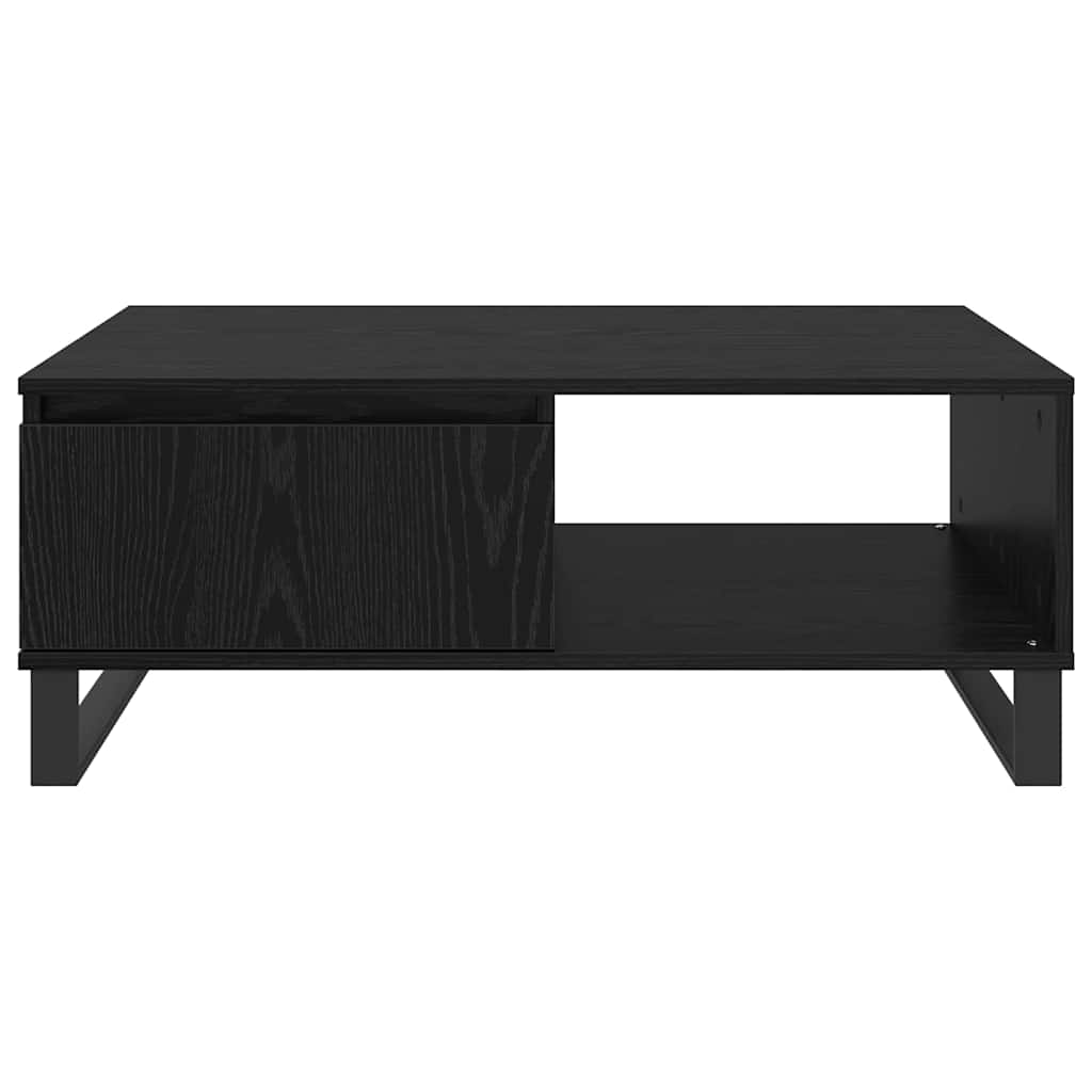 Coffee Table Black Oak 90 x 60 x 35 cm Engineered Wood