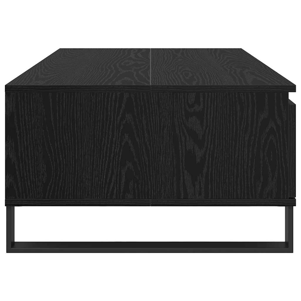 Coffee Table Black Oak 90 x 60 x 35 cm Engineered Wood