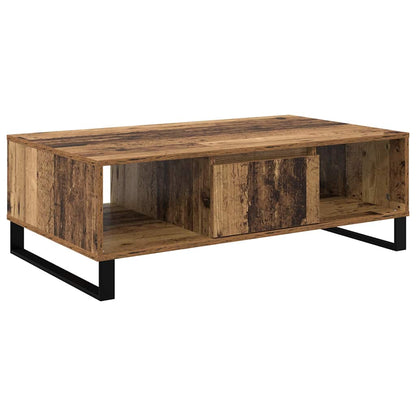 Coffee Table Old Wood 104 x 60 x 35 cm Engineered Wood