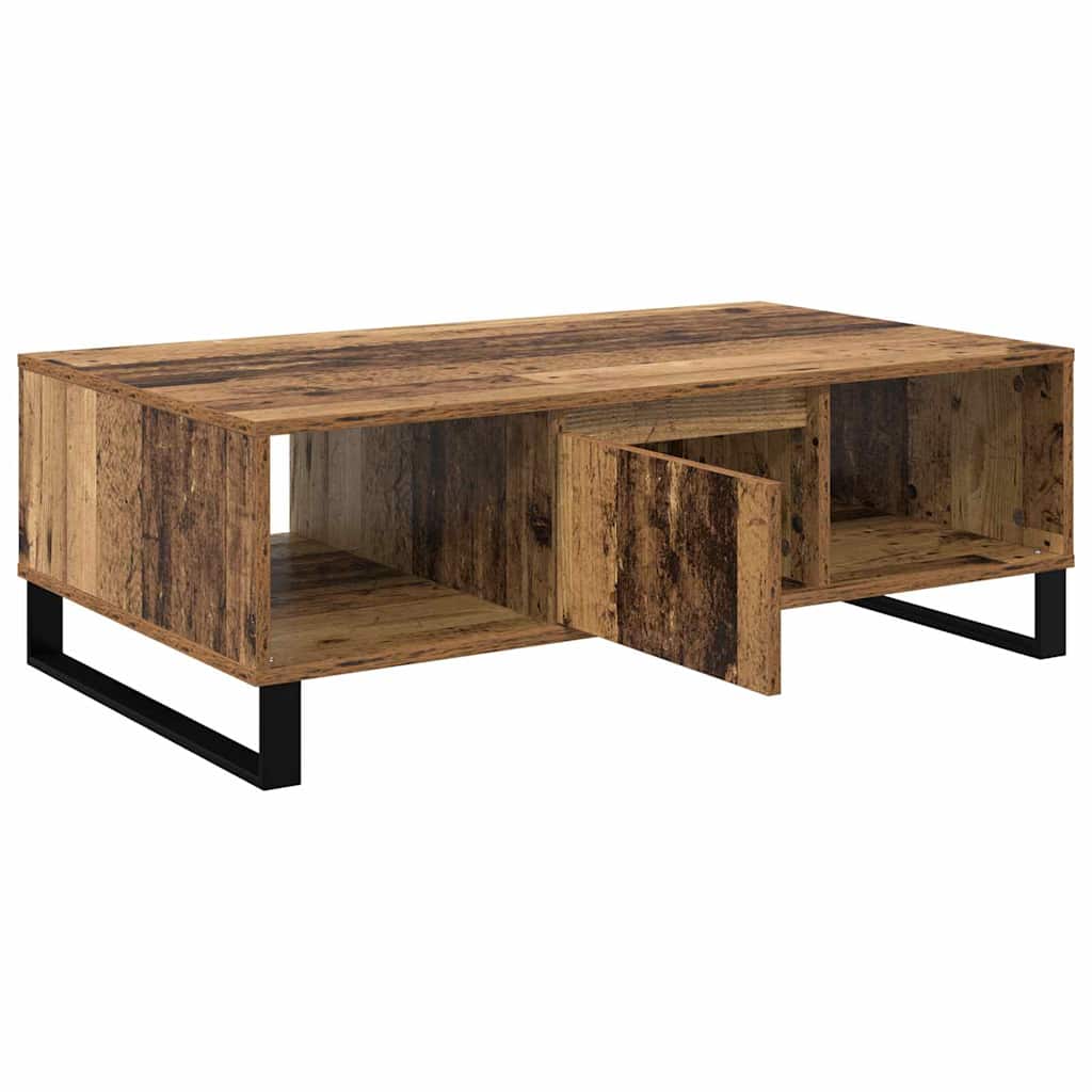 Coffee Table Old Wood 104 x 60 x 35 cm Engineered Wood